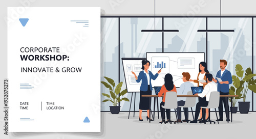 Corporate Workshop Innovate and Grow Business Meeting.