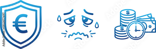 Cyber Security and Data Protection Icons