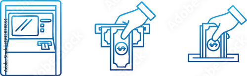 Atm Machine Cash Withdrawal Deposit