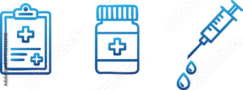 Clipboard Medical Prescription Vaccine