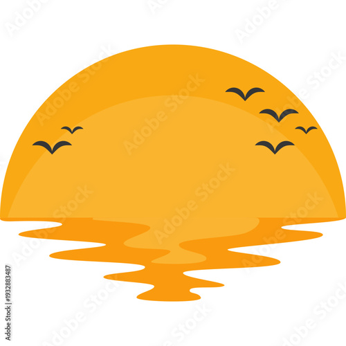 Sunrise Sunset Vector