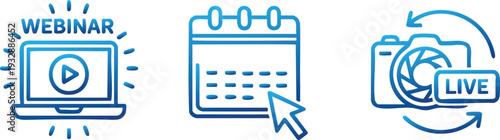 Website Web Page and Online Platform Line Icon