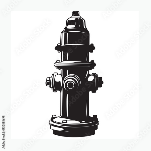 vector illustration of a fire hydrant