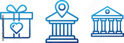 Charity Donation and Nonprofit Icons