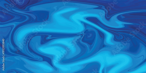 abstract blue liquid marble background with vibrant turquoise swirls spilled acrylic paint, creating a dynamic sense of motion.