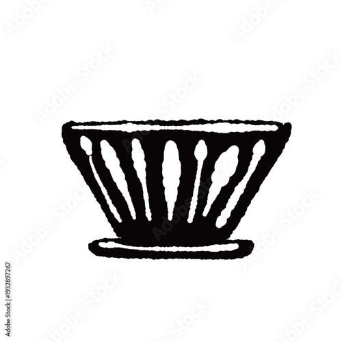 Ceramic Trapezoid Coffee Dripper Monochrome