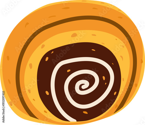 bread cartoon minimalist