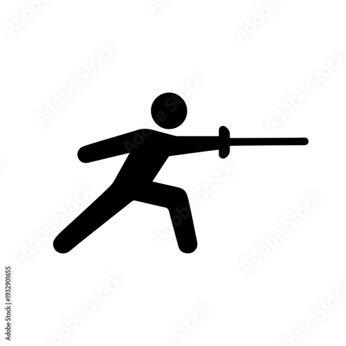 Fencing Lunge Strike