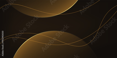 Luxury gold-black abstract elegant background vector EPS 10