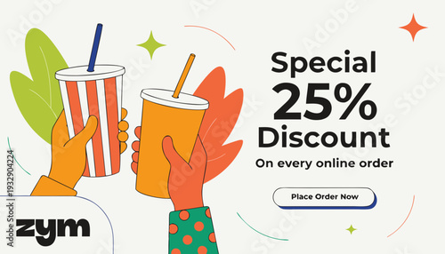 hand drawn vector illustration of a human hand