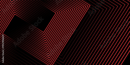 Dark black abstract background with geometric glowing lines design background vector illustration. Futuristic technology Luxury pattern. Perfect for modern projects, business,poster, banner.