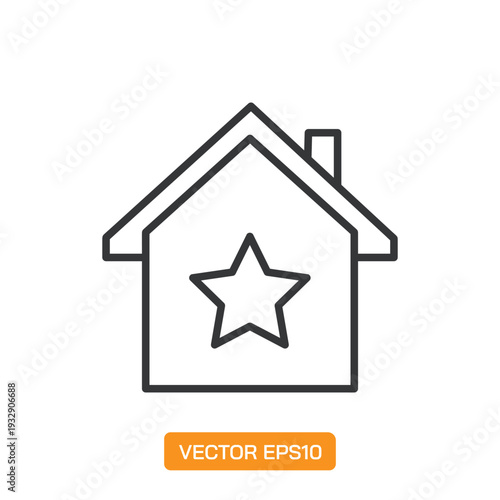 Home line icons- Mini collection and editable stroke series icon