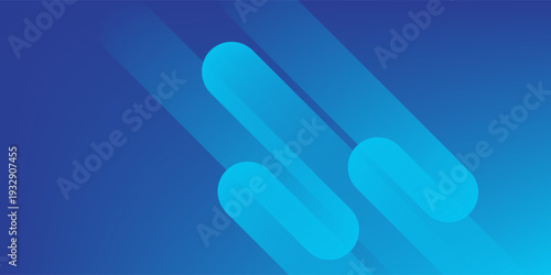 Abstract blue background with diagonal lines. Dynamic shapes composition. Vector illustration