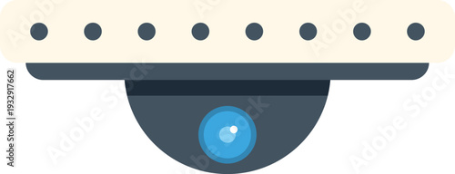 Modern security camera providing surveillance and protection