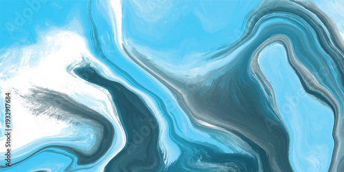 A soft blue abstract background featuring flowing liquid water texture and a gentle wave motion pattern