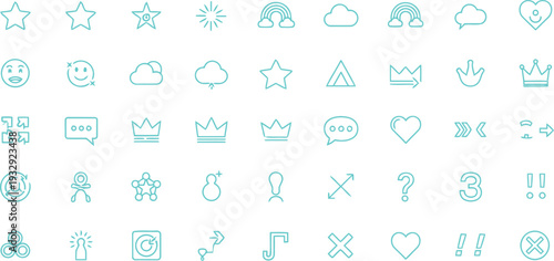 Vector alphabet icon set with abstract background numbers and medical baby health symbols design illustration