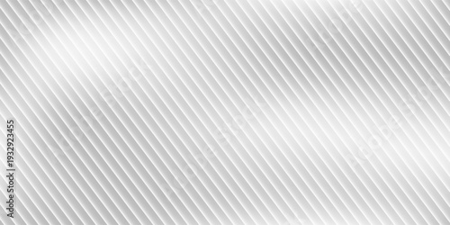 Silver art foil background with metal mirror texture. Chrome gradient surface with light gloss modern abstract simple