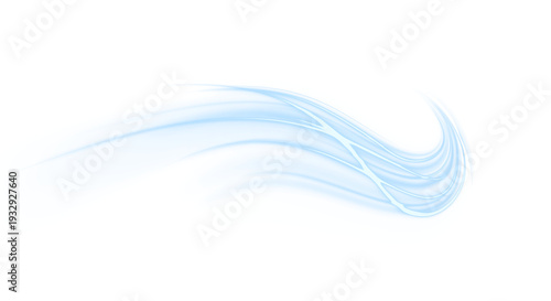 Cool turquoise waves sweep across the frame. Neon shimmer adds dynamic depth. Energetic light trail with transparent effect.