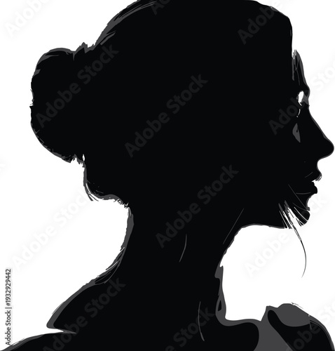 Black Silhouette Set of People Sitting Standing Walking and Saluting with Families and Dairy Cow Vector Illustration for Diverse Projects