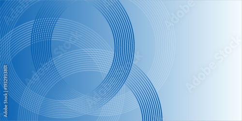 Soft blue abstract background with gradient light effects and circular line elements. eps 10 , vector illustration, image