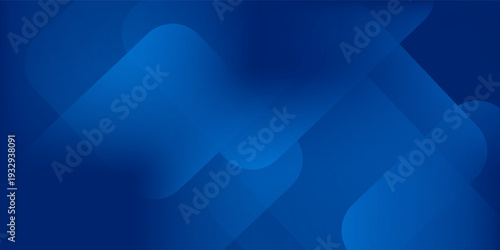 Abstract blue background with glowing geometric lines. Modern blue gradient square shape design. Futuristic technology concept simple modern abstract