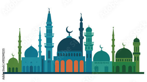 Silhouette of mosque in night (3)_traced