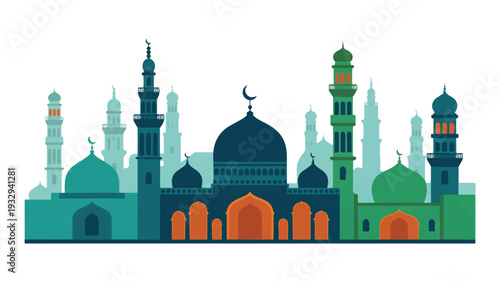 Silhouette of mosque in night (4)_traced