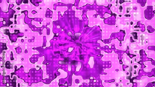 Abstract Psychedelic Purple and Pink Camouflage Pattern Background.