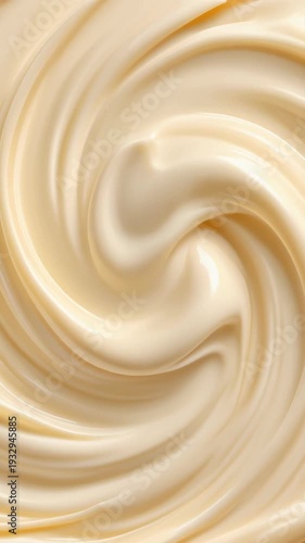 Creamy Vanilla Bean Swirl Texture Loop