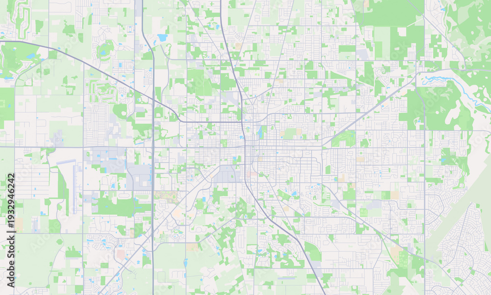 Obraz premium Ocala Florida map