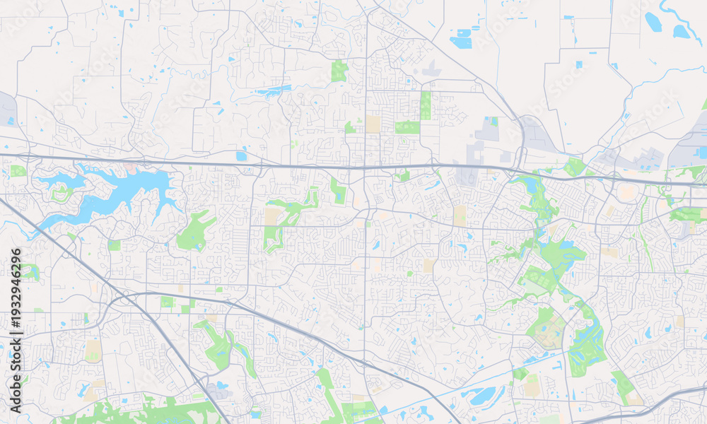 Obraz premium O'Fallon Missouri map