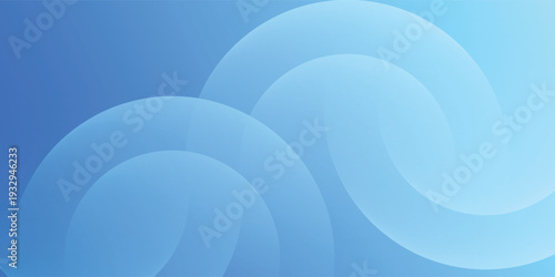 Abstract background with soft sky blue and cyan overlapping circular waves.