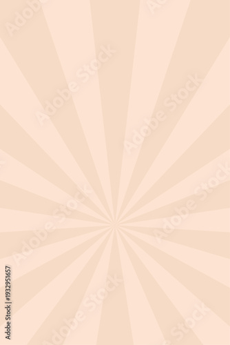 シンプルネオレトロ和風パターン＆放射ポスター背景シリーズ ベージュ放射背景