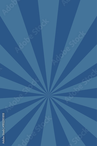 シンプルネオレトロ和風パターン＆放射ポスター背景シリーズ ネイビー放射背景