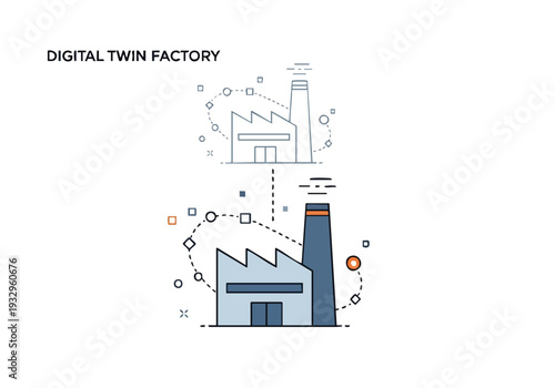Digital Twin Factory Simulating Production Processes and Optimizing Industrial Operations with Virtual Replication