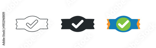 Coverage outcome revealed as an insurance document sheet with a checkmark badge, identical shape shown horizontally and rendered