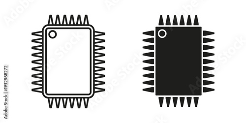 Comparison of dual inline package (dip) chip configurations and pin arrangements