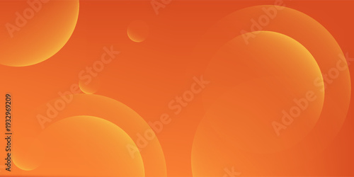 abstract orange circular background. Dynamic sound wave. Design element. Vector illustration