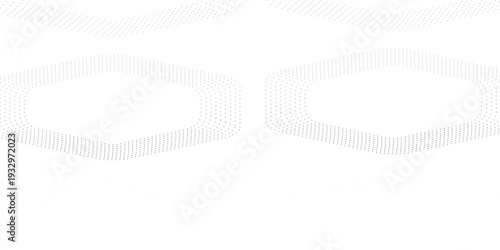 Sound equalizer icons with hexagon and dots, gradient neon circular sound wave art, abstract radial music icons elegant modern