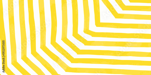 Abstract yellow and white striped background with a textured appearance