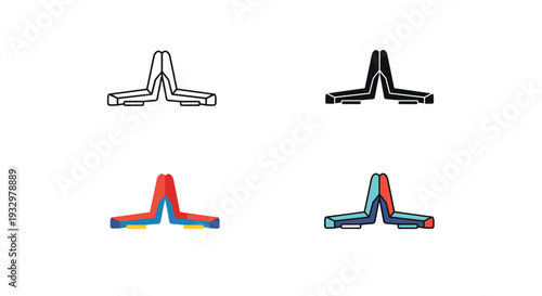 Namaste Hands Icon Business Communication