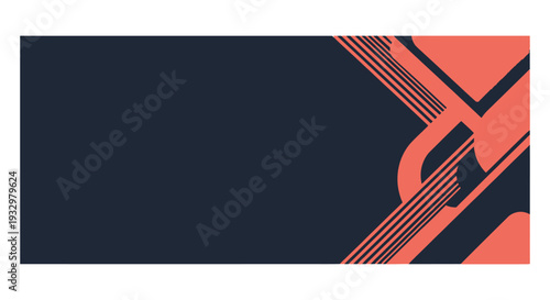 Abstract geometric design with dynamic lines and shapes.