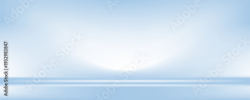 Blue studio room. Limbo light background. eps 10