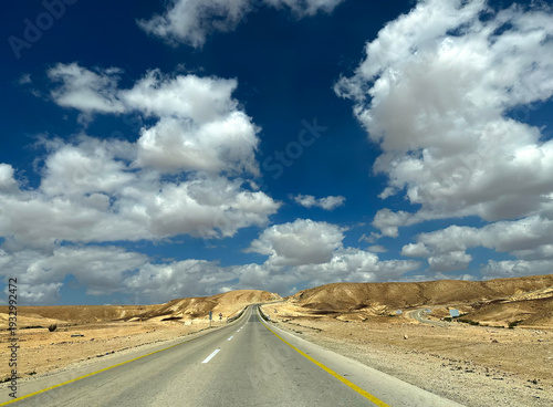 Photos Road through the Negev desert