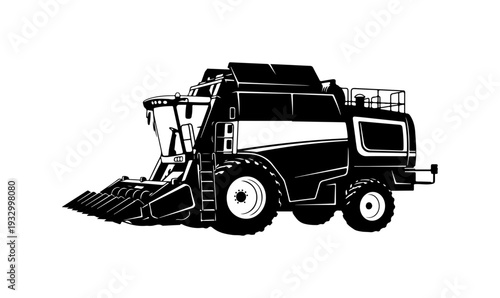 Modern combine harvester for efficient farming operations