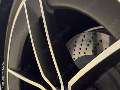 Detailed shot of a luxury c...