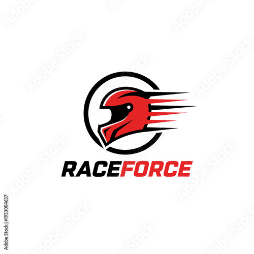 Dynamic Racing Helmet Speed Logo