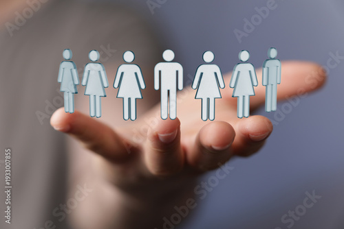 Abstract image of figures r...
