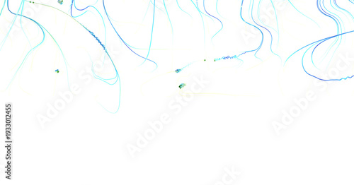 Abstract blue lines against...