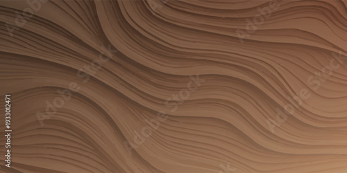 Abstract flowing lines texture background with warm brown and beige tones.
